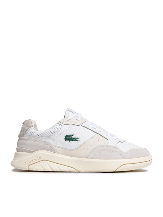 Lacoste Game Advance Luxe721 Sma Ανδρικά Sneakers Λευκά