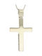 Q-Jewellery Damen Weißgold Kreuz 14K