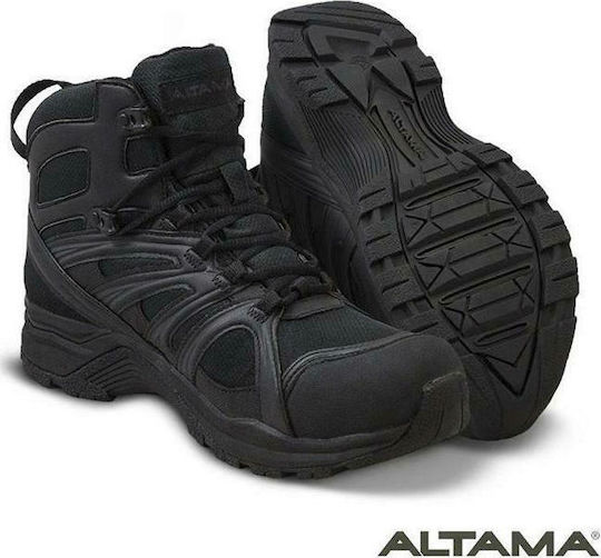 Altama Military Half Boots Αboottabad Trail Mid WP with membrane HydroGuard from Mesh Black