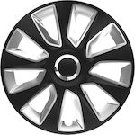 Auto Gs Car Hubcap Set Stratos RC 14" 4pcs Black