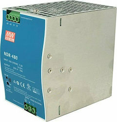 Mean Well Τροφοδοτικό Ράγας NDR120-24 με Έξοδο 24V