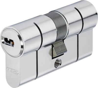 Abus Lock Cylinder Security 65mm (30-35) with 5 Keys Silver