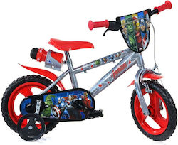 Dino Bikes Avengers 12" Παιδικό Ποδήλατo BMX Γκρι