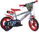 Dino Bikes Avengers 12" Kids Bicycle BMX Gray