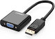 Ugreen Μετατροπέας DisplayPort male σε VGA female 1τμχ 20415