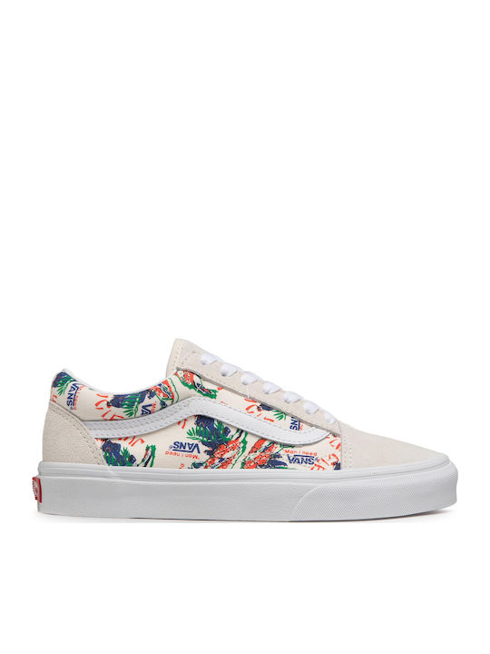 Vans Old Skool Spring Daze Γυναικεία Sneakers Μπεζ