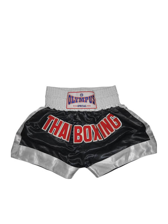 Olympus Sport Shorts Kick/Thai-Boxen Schwarz