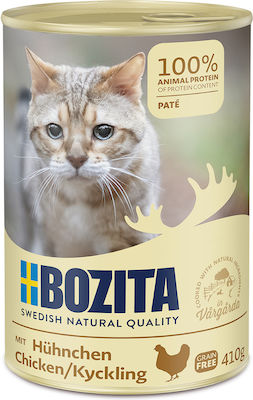 Bozita Wet Food for Cats In Can with Chicken Pate 1pc 410gr