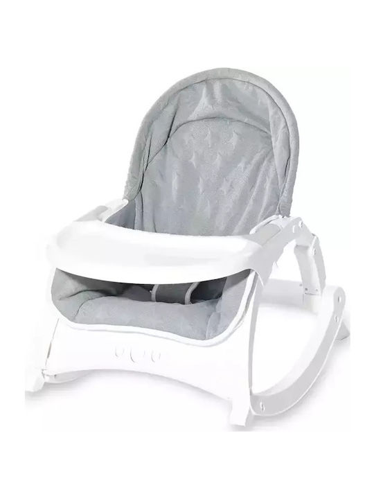 Lorelli Elektrisch Baby Entspannung 3 in 1 Alex mit Musik und Vibration Blue Stars für Kinder bis zu 18kg