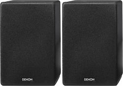 Denon SC-N10 SCN-10 Pair of Hi-Fi Speakers Bookself 120W 2 No of Drivers W15.3xD20xH23.3cm. Black