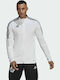 Adidas Tiro 21 Herren Sweatshirt Jacke mit Taschen Weiß