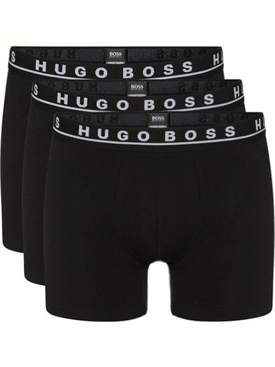 Hugo Boss Ανδρικά Μποξεράκια Μαύρα 3Pack