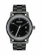 Nixon Ανδρικό Ρολόι 42mm Αυτόματο με Μαύρο Μεταλλικό Μπρασελέ