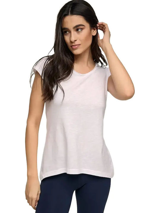 Bodymove Γυναικείο T-shirt Λευκό