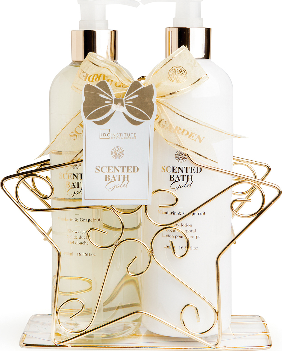 IDC Institute Mandarin & Grapefruit Scented Bath Set Shower Gel 490ml