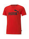 Puma Kinder-T-Shirt Rot