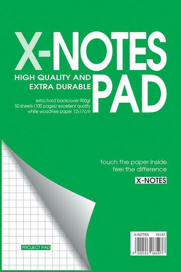 Next X-notes Set 10 Notizblock 50 Blätter A5 Quadrat Grün