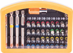 Powermat Σετ 42 Μύτες Κατσαβιδιού Σταυρός / Torx / Αστέρι