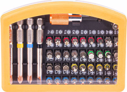 Powermat Σετ 42 Μύτες Κατσαβιδιού Σταυρός / Torx / Αστέρι
