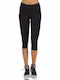 Frauen Capri Leggings Schwarz