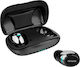 Aiwa EBTW-850 In-ear Bluetooth Handsfree Ακουστικά με Αντοχή στον Ιδρώτα και Θήκη Φόρτισης Μαύρα