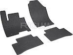 Rigum Set of Front and Rear Mats 4pcs from Rubber for Hyundai Tucson Black