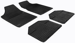 Auto Gs Set of Front and Rear Mats Universal 4pcs from Rubber Black