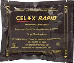 Celox Medical Rapid Z-Fold Hemostatic Gauze Medical Gauze 7.6x150cm