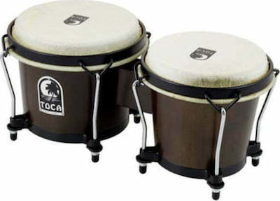 Toca Percussion Bongos Synergy Series Bongo Set Tobacco