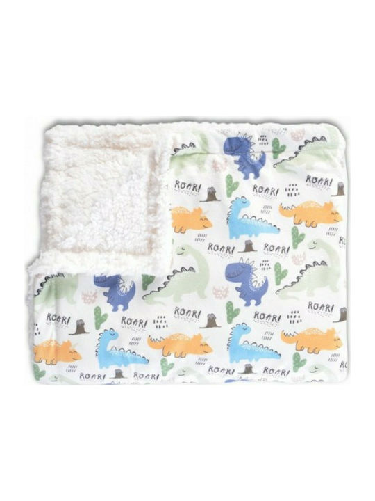 Cangaroo Pătură Pepinieră Swaddling Dinosaur 75x105 cm