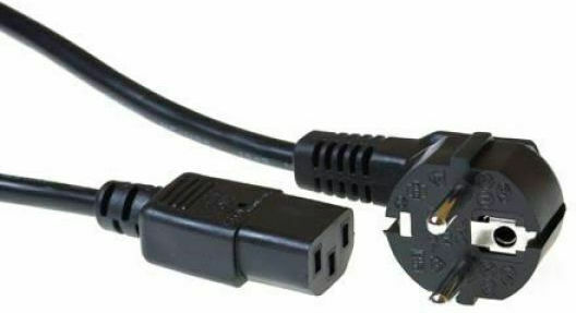 Intronics Schuko - IEC C13 Cable 0.5m Μαύρο AK5145