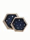 Kids Shelf Box Wall Mount Blue 34.5x8x30cm