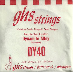 GHS Strings Boomers DY40 Χορδή 40" Ηλεκτρικής Κιθάρας GHS Strings Boomers DY40 Χορδή 40" Ηλεκτρικής Κιθάρας