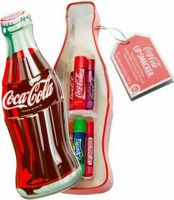 Lip Smacker Coca Cola Mix Комплект Грижа за устни Балсам 24гр