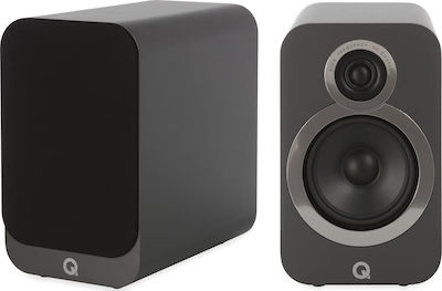 Q-Acoustics Q3020i Pair of Hi-Fi Speakers Bookself 75W 2 No of Drivers W17xD28.2xH27.8cm. Gray