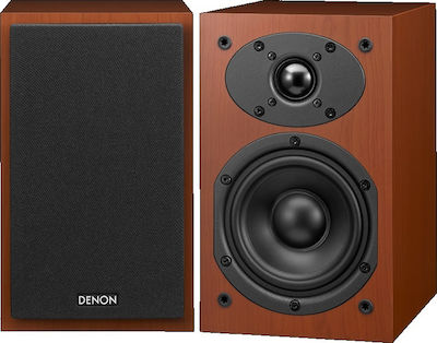 Denon SC-M41 Ζεύγος Ηχείων Hi-Fi Βιβλιοθήκης 60W 2 Δρόμων Π14.5xΒ23.4xΥ23.8εκ. Καρυδιά