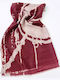 Fragola Damen Schal Burgundisch