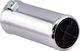 Carman Exhaust Muffler Universal Round Silver