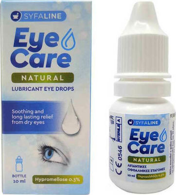 Syfaline Eye Care Natural Drops Οφθαλμικές Σταγόνες για Ξηροφθαλμία 10ml