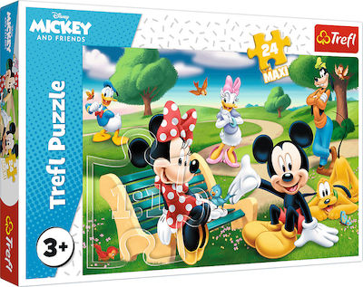 Παιδικό Puzzle Mickey Mouse Among Friends 24pcs για 3+ Ετών Trefl