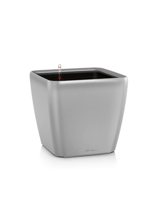 Lechuza Quadro LS 43 Flower Pot Self-Watering 43x40cm in Gray Color 16188