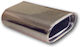 Americat Exhaust Muffler Universal Flat Angled 114x140x250mm