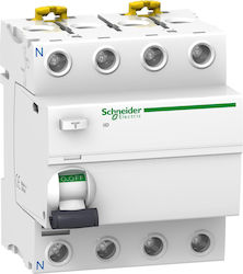 Schneider Electric Acti 9 iID Phase Relays Leckage der Erde 63A Quadruple Pole 30mA A9R41463