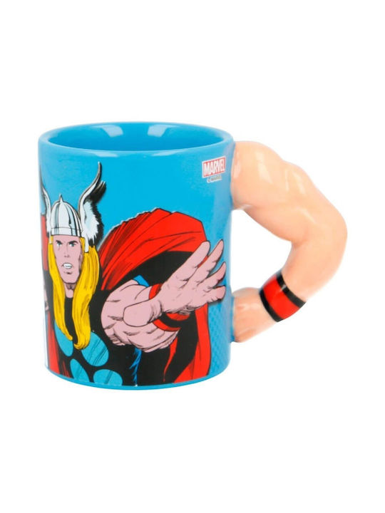 Stor Marvel Thor Arm 3D Cană Ceramică Albastru 330ml 1buc