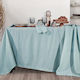 Nef-Nef Homeware Τραπεζομάντηλο Cotton-Linen Aqua 150x250εκ.