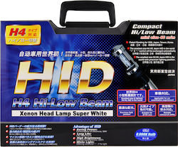 Mycarr Xenon Σετ Φωτισμού Αυτοκινήτου H4 35W 12V 8000K Ψυχρό Λευκό