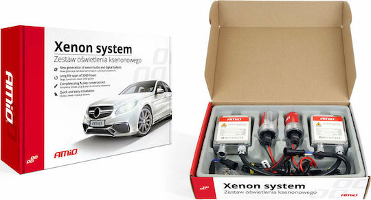 AMiO Xenon Сет за Осветление H7 35W 9-16V 6000К Хладно бяло