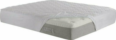 Strom Eco Protector Saltea King Size cu Bandă Cotton Plus Alb 190x200buc