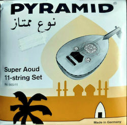 Pyramid Arabă Super-Oud Corzi Pentru Oud 11 Corzi Placate Cu Argint Înfășurate Speciale Magazi Online Nylon 11 Bucăți