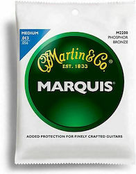 Martin Set of Phosphor Bronze Strings for Acoustic Guitar Marquis 13 - 56"